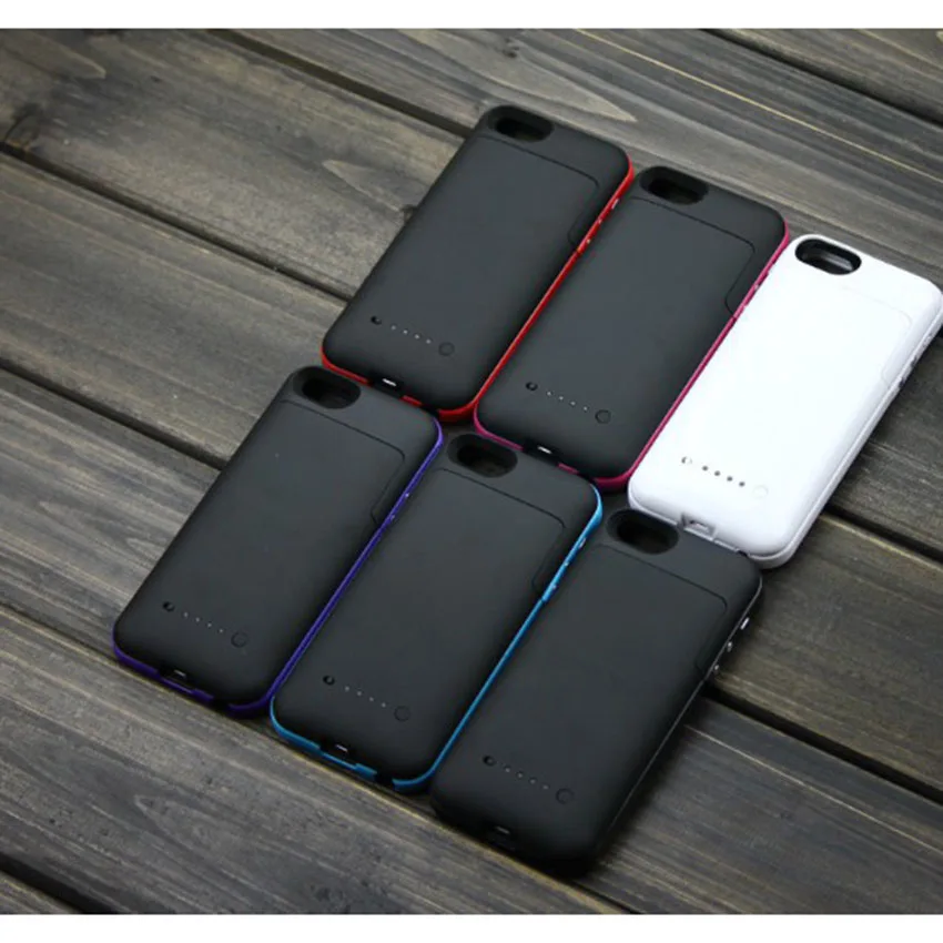 Для iPhone 5S 5 SE 6 6S Plus Батарея Зарядное устройство Портативный Мощность банк чехол