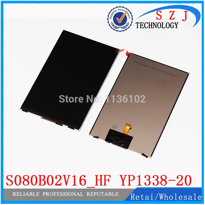 Оригинальный 8 дюймовый ЖК дисплей S080B02V16_HF YP1338 20 планшетный ПК IPS экран Бесплатная