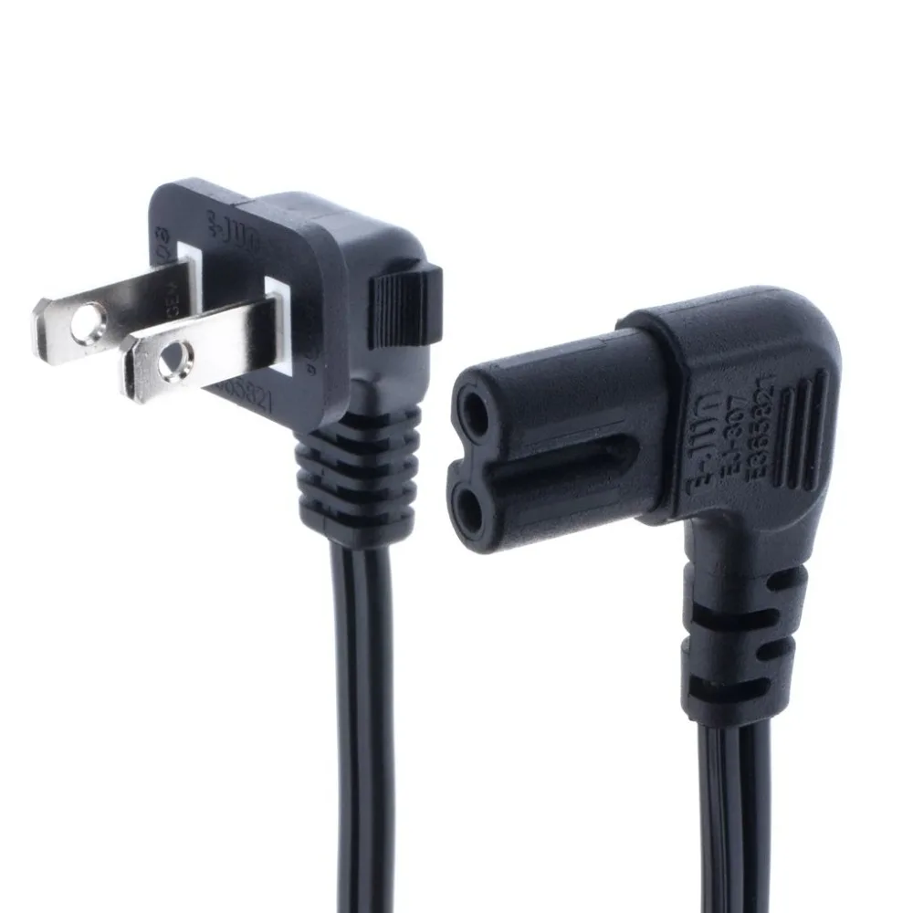 Рисунок 8 C7 US 2PIN сетевой кабель питания 6 футов правый светодиодный 90 градусов для samsung Philips sony светодиодный ТВ