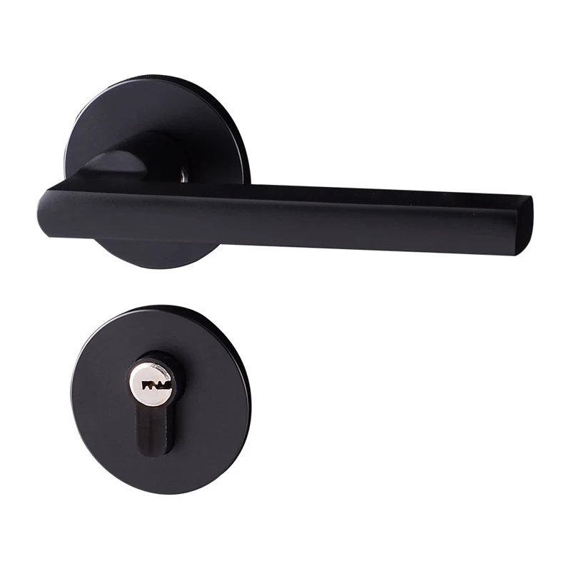 Космический алюминиевый дверной замок для кухни спальни минималистичный