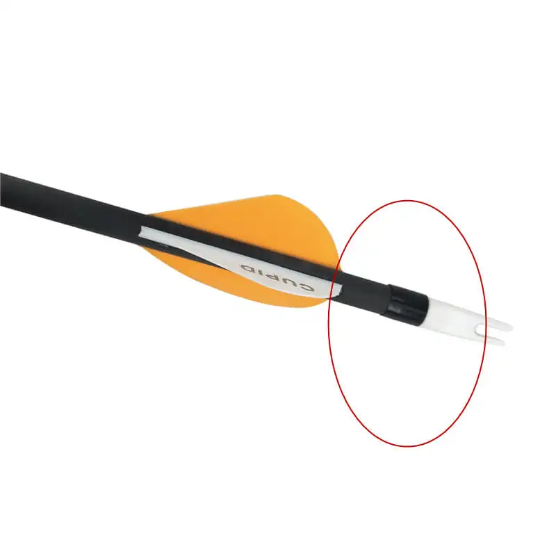 50pcs Al Alloy Arrow Bow Shooting Explosion Proof Ring Protector Nocks for OD 7.6/8mm Shaft Archery Hunting Practice | Спорт и