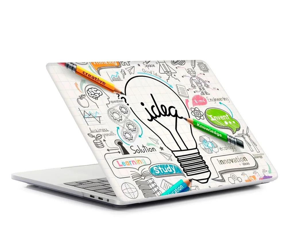 Чехол с рисунком для Macbook M1 Air 13 чехол Pro Retina 11 6 12 3 15 4 16 дюймов сенсорной панелью