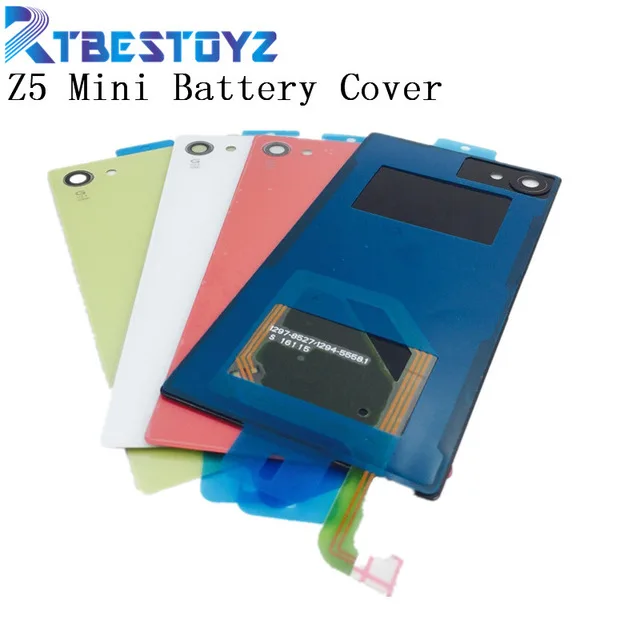 RTBESTOYZ Задняя стеклянная крышка батарейного отсека задняя для Z5 Mini Замена Sony Xperia