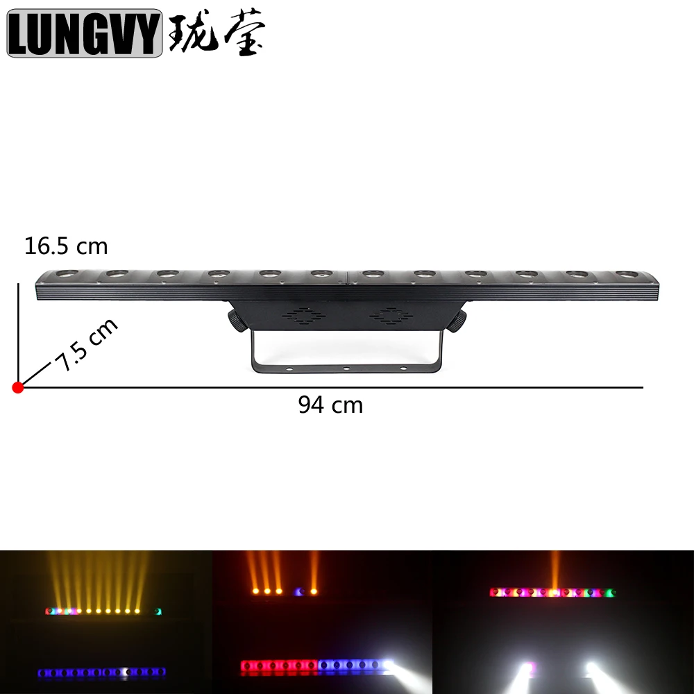 Бесплатная доставка 12x3 Вт 2 в 1 светодиодный светильник + 72 шт. RGB 3 SMD 5050 настенный с