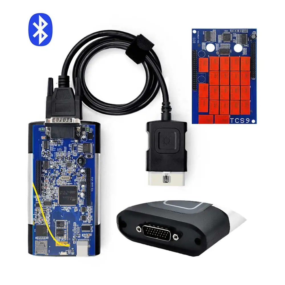 CDP TCS pro plus R3 с keygen bluetooth опционально для автомобиля/грузовика OBD2 диагностический инструмент такой же как mvd Multidiag pro код ридер - Цвет: CDP with bluetooth