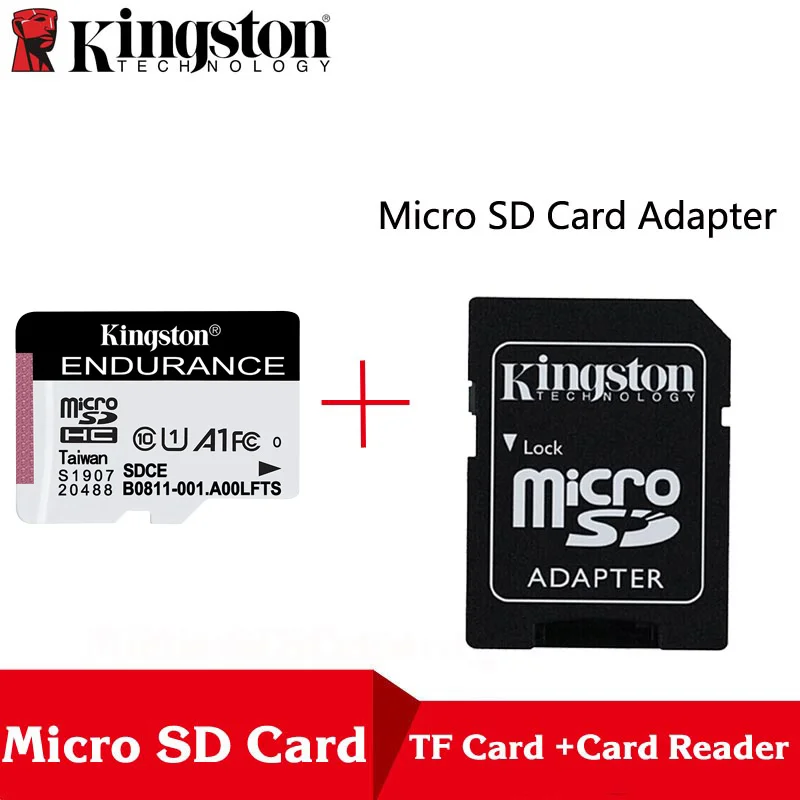 SDCE-64GB-adapter Kingston высокопрочная MicroSD карта класс 10 64 ГБ 32 ГБ 128 ГБ Memorias Micro SD SDXC флэш-карта памяти эксклюзивный для домашнего монитора - Емкость: SDCE-64GB-adapter