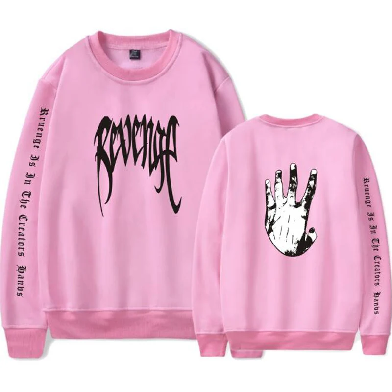 Толстовка Sudadera xxxtentacion в стиле хип-хоп повседневный пуловер с круглым вырезом и