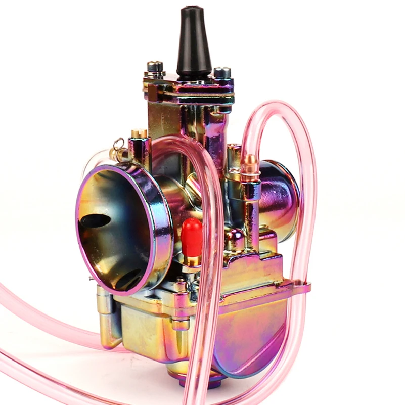 Красочные 28 30 32 34 мм мотоциклетные PWK карбюраторы Carburador Carb для 110cc 250cc 2T 4T двухтактный двигатель скутер Dirt Pit