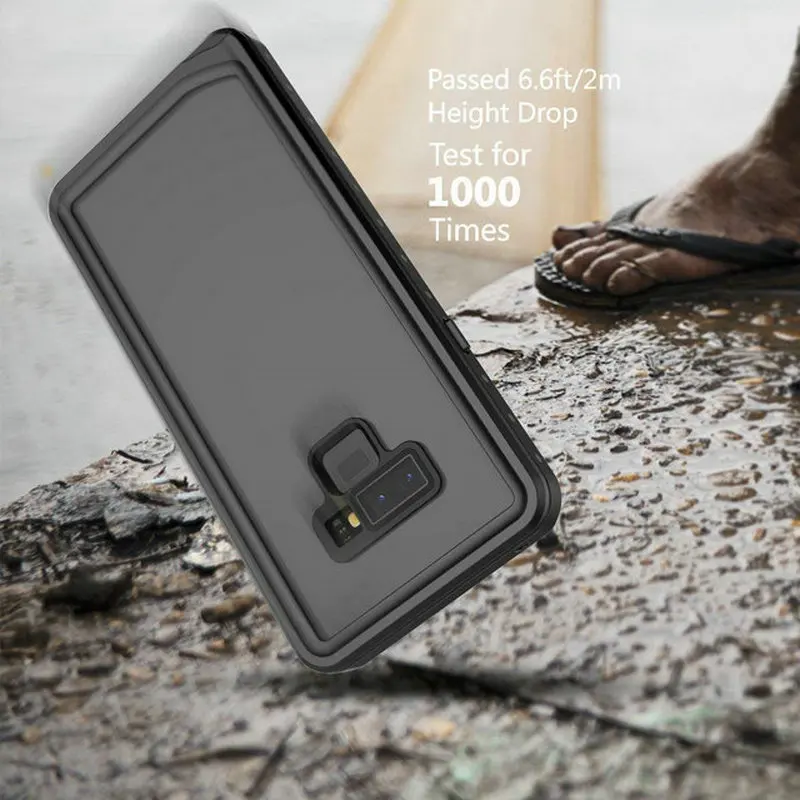 IP68 Note 9 Водонепроницаемый PU кожаный флип чехол для Coque samsung Galaxy 360 защиты