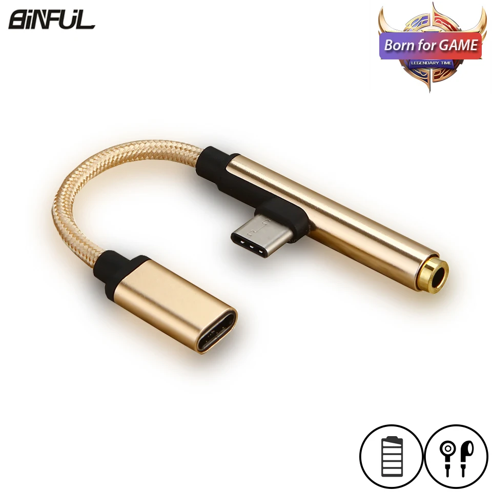 Адаптер для наушников Xiaomi Mi6/Mi Mix 2/2s/Note 3 аудиоразъем USB Type-C с разъемом Aux на 90