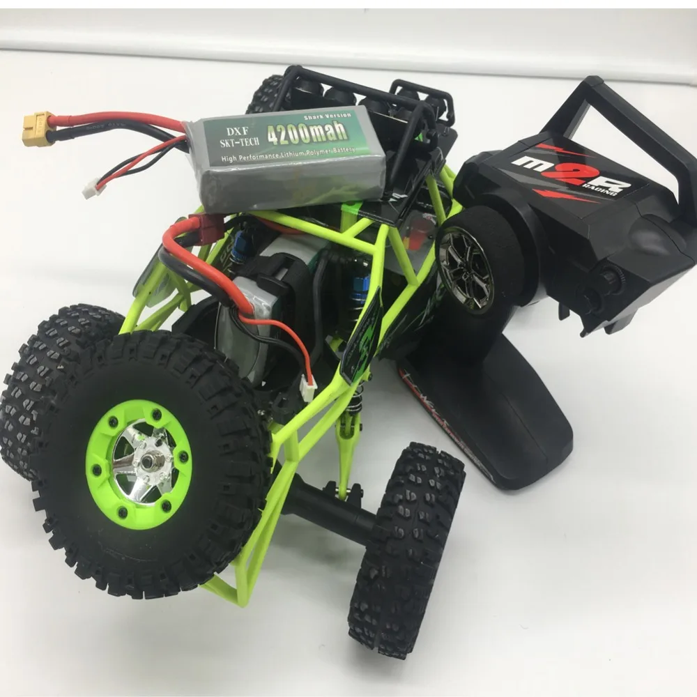 DXF Акула версия Хорошее качество Rc Lipo батарея 7,4 V 4200mah 2S 25C Max50C для Wltoys 12428 12423 1:12 RC автозапчасти