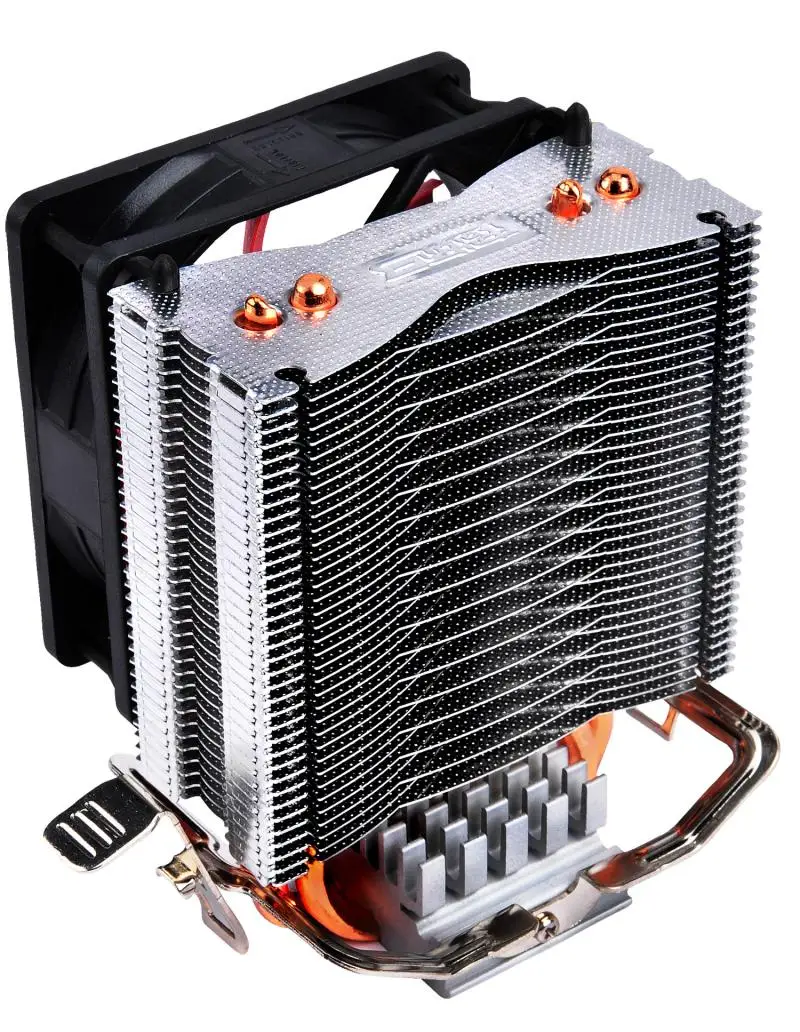 PcCooler двойной вентилятор Процессор охлаждающий чистая медь 2 heatpipe беззвучный