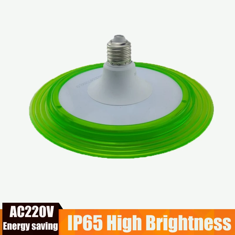 UFO E27 Светодиодная лампа светодиодная SMD5730 220 В 20 Вт 30 50 70 светильник ПА Bombillas Lampada