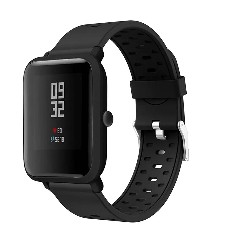 20 мм силиконовый ремешок для молодежных часов Huami Amazfit Bip для samsung gear S2/gear спортивный браслет часы сменный Браслет