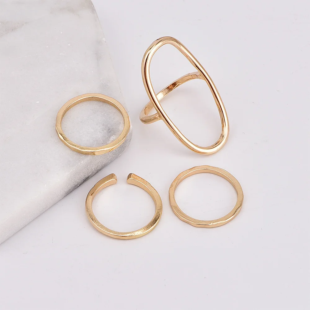 Черное Открытое кольцо сделай сам 3 шт./компл. на фаланг пальца средней длины