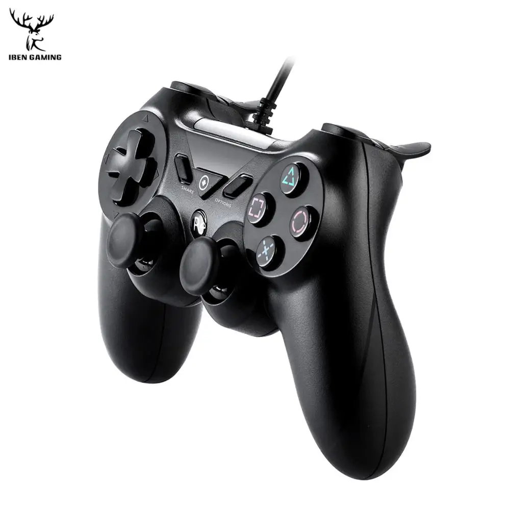 IBen USB проводной игровой контроллер геймпад джойстик для Playstation 4/PS3/PC PS4 двойная