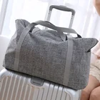 Складная дорожная сумка для женщин, увеличенный портативный большой спортивный тоут, сумка-Органайзер большой вместимости, модная сумочка для выходных, для хранения одежды