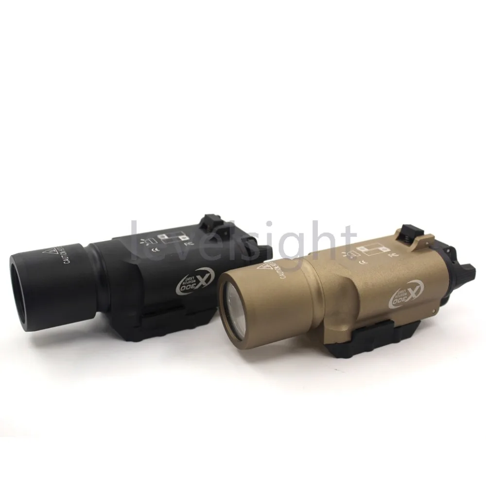 Тактический X300 светодиодный 500 люмен светильник оружие подходит Вивер/Пикатинни