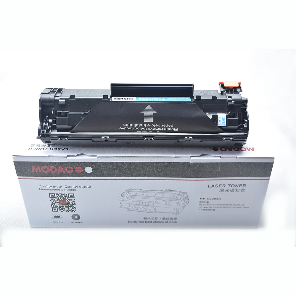 Черный картридж с тонером JIANYINGCHEN CB388 замена для HPs LaserJet M1218 M128fn P1106 P1108 M226dw - купить