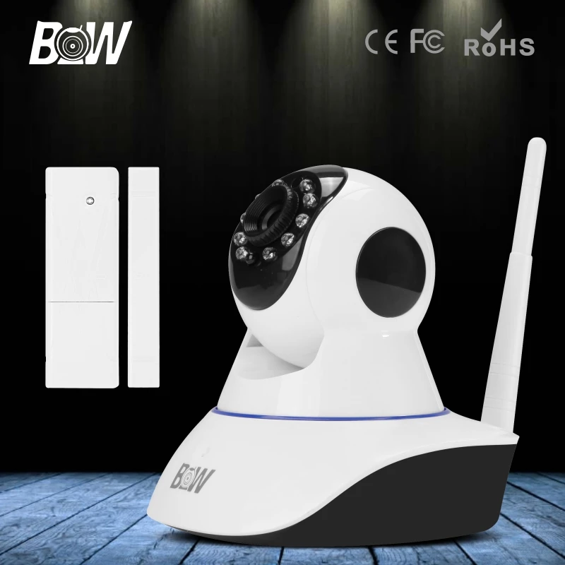 Bw HD 720 P IP Камера Smart P2P наблюдения Cam видеонаблюдения телефон приложение + дверь