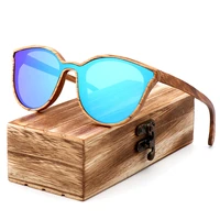 luxury fashion polarized lady cat eye sunglasses wood handmade glasses ladies christmas gifts with bamboo box dama gafas de sol