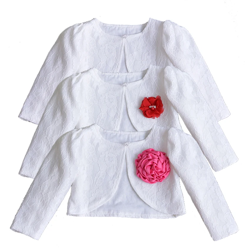 New Born Baby Girls Lace Coat Princess Shrug Short Cardigan Toddlers Bolero Jackets Outerwear Infant Wedding Party Dress Shawl | Детская
