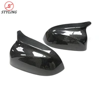 x3 g01 carbon mirror cover for bmw x5 g05 x4 g02 2018 2019 side rearview mirror case caps with m logo m look type replacement