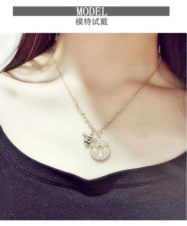 Модные ювелирные изделия с Пчелой модное украшение для дикой девочки цепочка