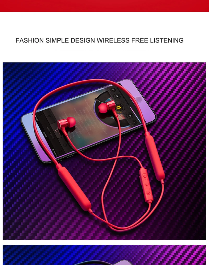 Gorsun E18, наушники с шейным ремешком, Bluetooth, наушники для телефона, Bluetooth 5,0, беспроводные наушники, Бас-гарнитура с микрофоном, fone de ouvido