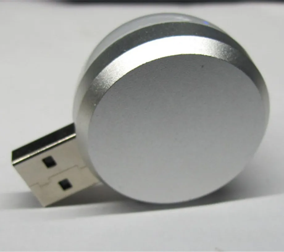 USB креативный круглый светодиодный ночник 2 Вт настольная лампа для любого