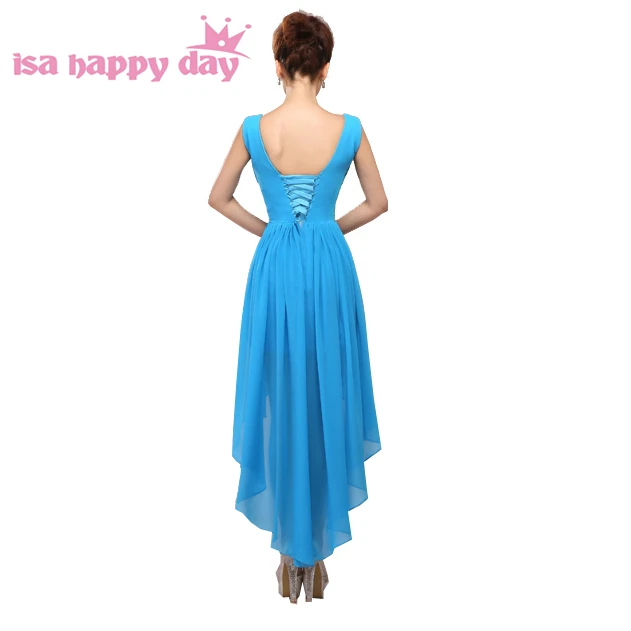 Современные короткие платья для подружки невесты с длинной передней частью