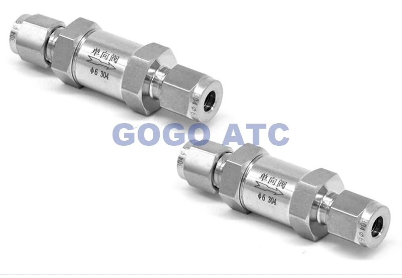 Высококачественный контрольный клапан 3 6 8 10 мм 1/8 &quot1/4&quot 3/8 &quot1/2&quot твердая