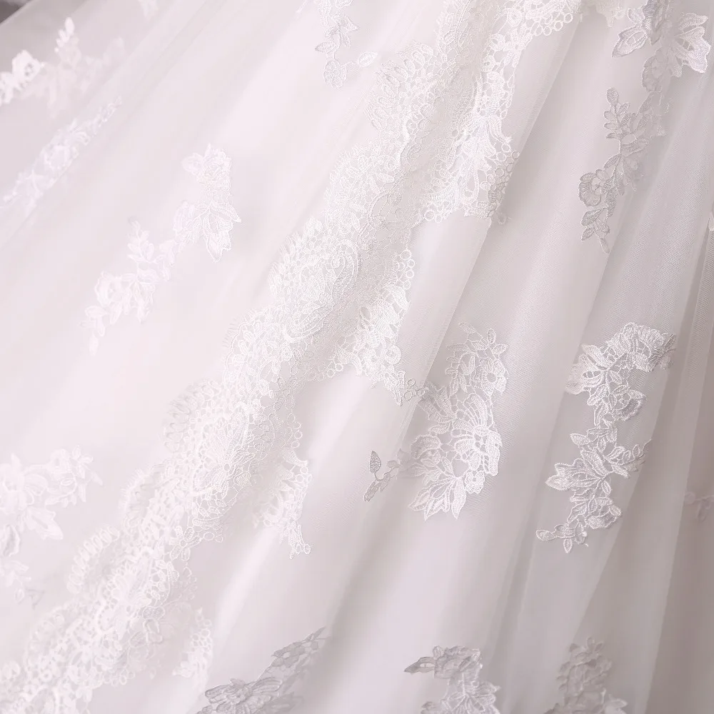 Lover Kiss Vestido De Noiva, свадебные платья с рукавами-крылышками для невесты, кружевное свадебное платье, халаты de mariee