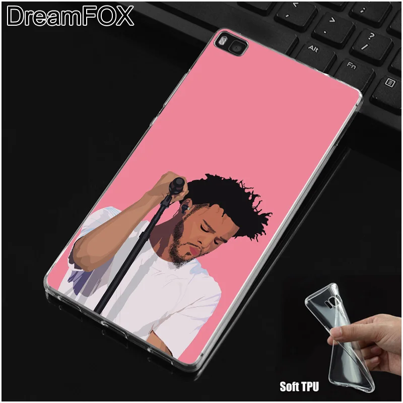Мягкий силиконовый чехол DREAMFOX M339 J Cole из ТПУ для huawei P8 P9 P10 Lite Plus 2017 Honor 8 Pro 9 6X |