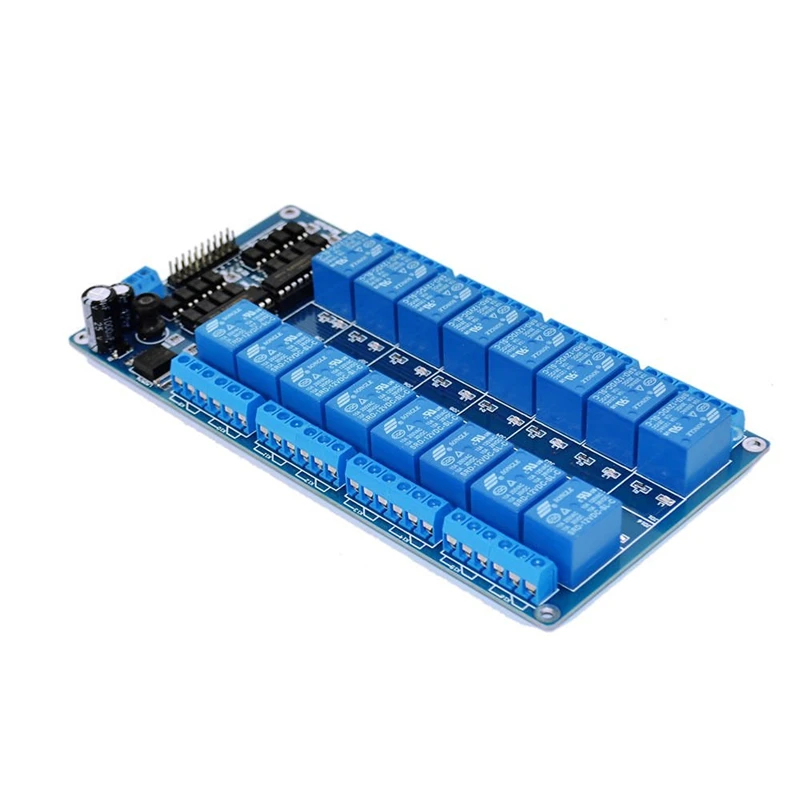 12 В 16 канальный релейный модуль для arduino ARM PIC AVR DSP электронная релейная пластина