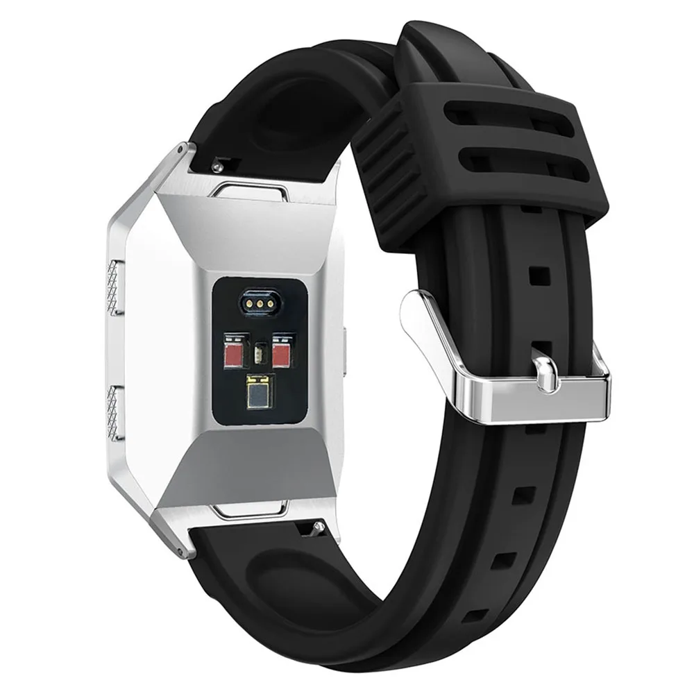 Спортивный силиконовый ремешок для часов Fitbit ионный Браслет браслет наручные