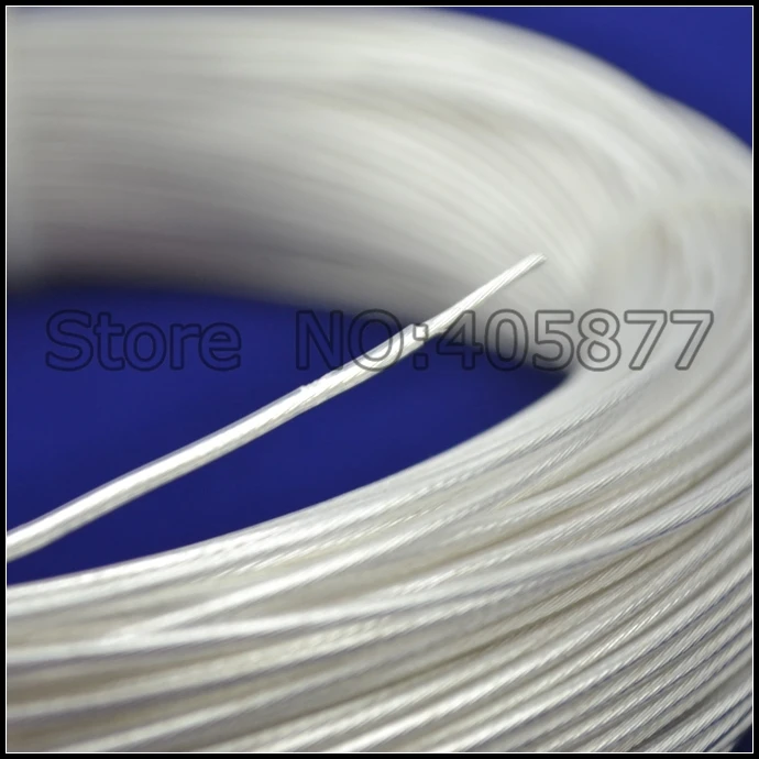 95 м 0 18 мм2 высокочистый посеребренный провод OCC 20AWG для освещения x 19 нитей|teflon