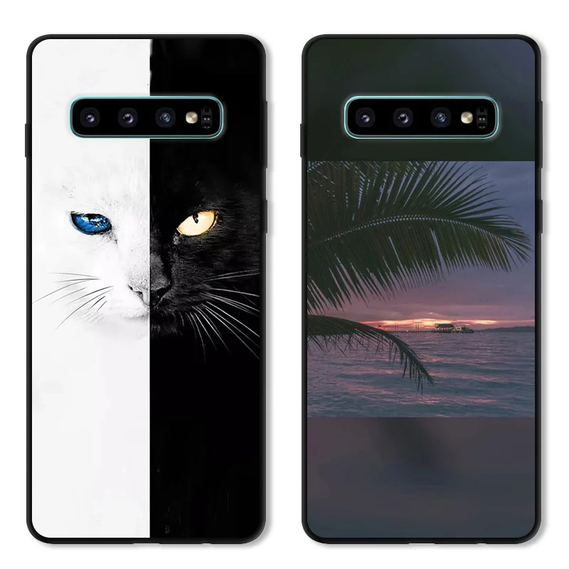Чехлы для Samsung Galaxy S10 Plus силиконовый чехол + красивый мягкий девочек SM G9730