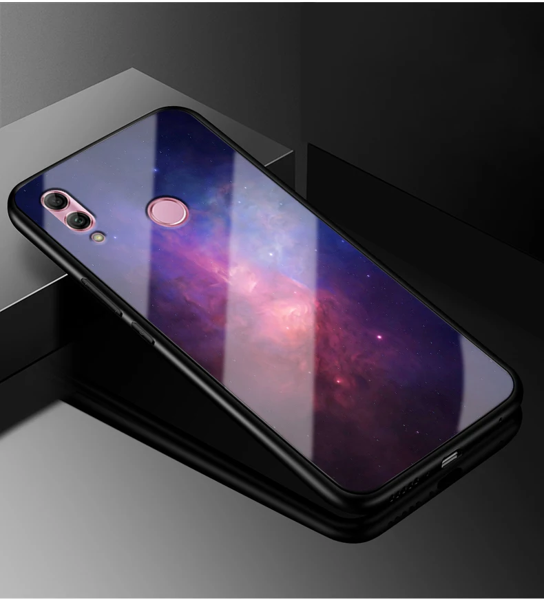 A 6,21 ''для huawei Nova Lite 3 Чехол POT-LX2 из закаленного стекла жесткий чехол для телефона для huawei Nova Lite 3 Чехол Nova Lite3 мягкая рамка