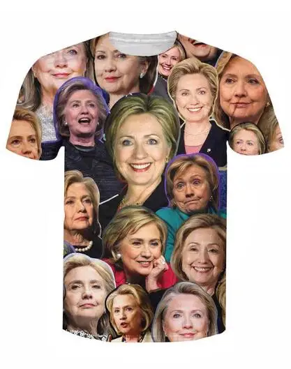 Футболка Горячая Трамп 3D Slim Fit брендовая одежда Повседневная Уличная Мужская футболки мода Дональд Трамп фитнес Джерси S-5XL - Цвет: as picture