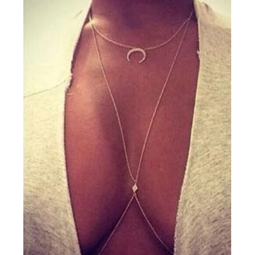 Женское Ожерелье с Луной и животом | Украшения аксессуары