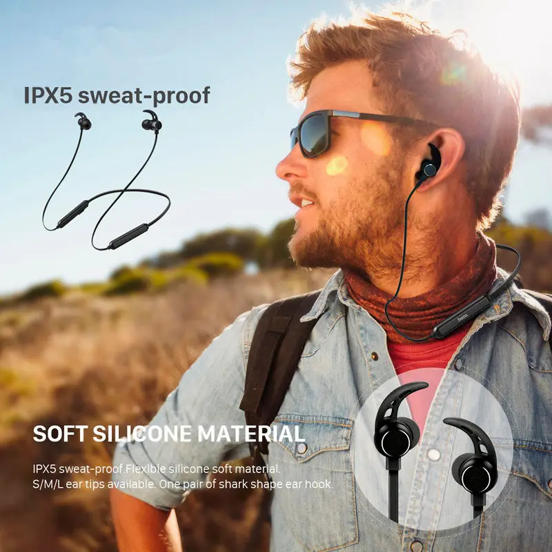 CHICLITS Bluetooth наушники ES11 беспроводные IPX5 водонепроницаемые стерео Бас спортивные