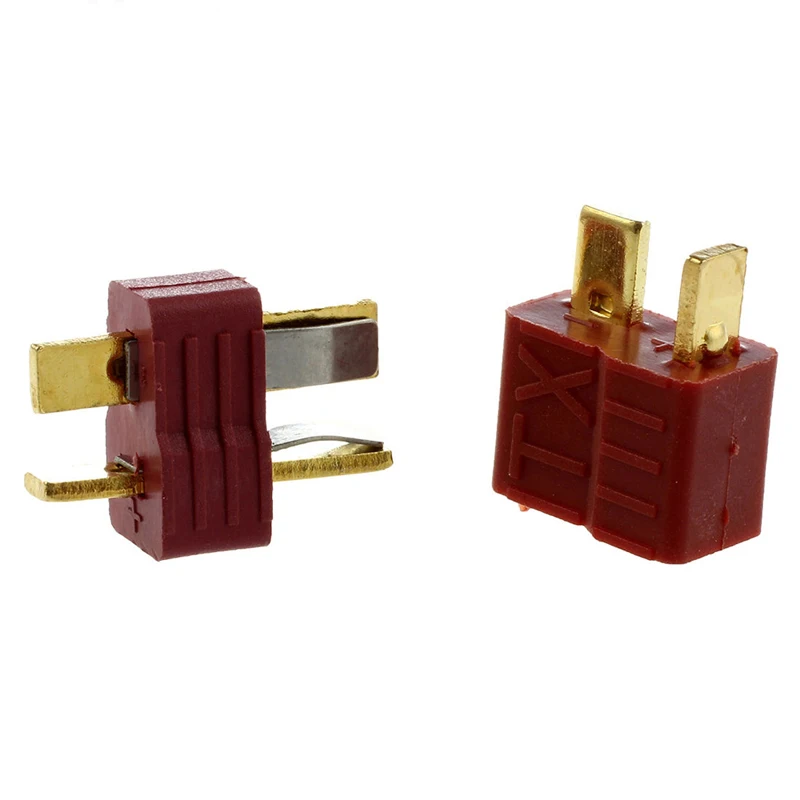 

10Pairs 20Pcs T Plug Male & Female Deans Connectors Style For RC LiPo Battery