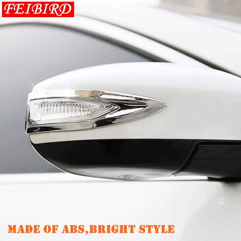 Аксессуары для Nissan Sentra Sylphy 2016 2017 2018 полоса зеркала заднего вида обшивка ABS хром