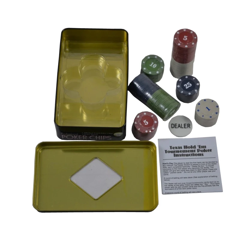 New Hot High quality Casino chips Texas Poker 100 game tokens plastic poker 1 / 5 10 25 four par qenueson|poker 100|casino chipsplastic |