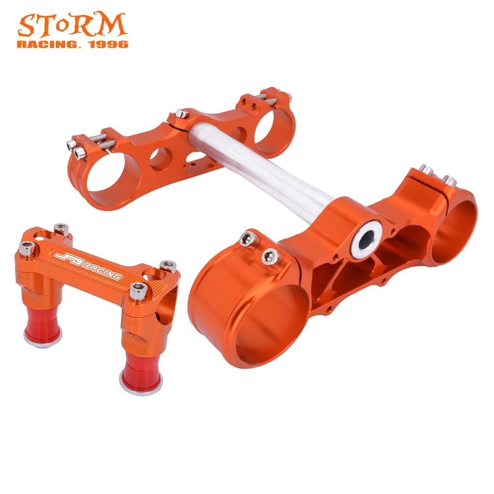 Motorbike Triple Tree Clamp Steering Stem With Bar Mount For KTM SX SXF XCF XCW XCFW EXC EXCF 125 150 250 350 450 525 530 03-12 |