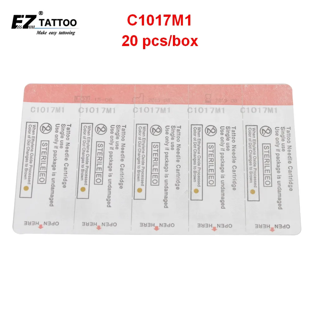 C1017M1 EZ белый картридж иглы татуировки Magnum #10 0 30 мм конус 5 для и ручки 20 шт./кор.|Иглы