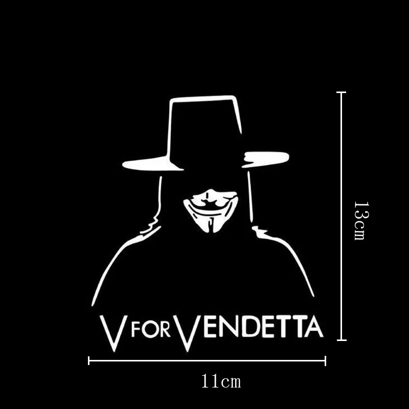 BEMOST 2018 New V для VENDETTA Маска рейнджеры светоотражающие автомобильные наклейки