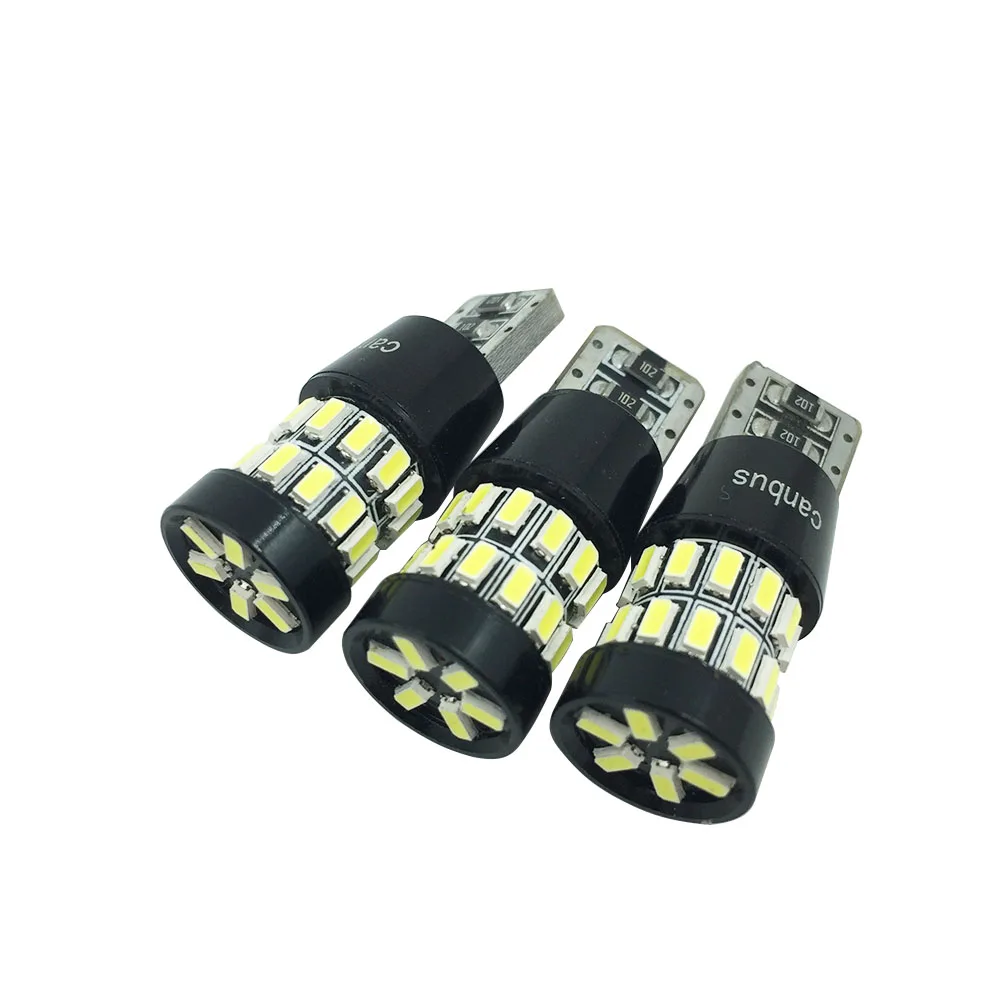 YSY 10x T10 30SMD CANBUS 3014 LED 12V 3W 600Lm W5W 194 Car Light Auto Lamp White Color CAN BUS Error Free | Автомобили и