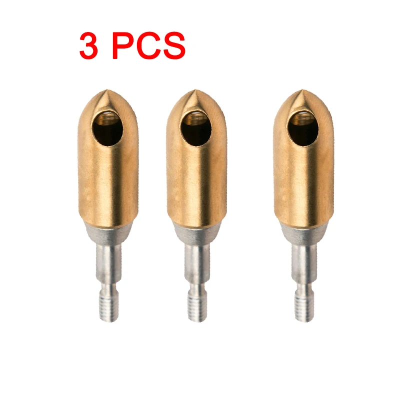 3 pcs 3, 6 штук в партии, для игры в дартс Медь свистки стрел и стрел для стрельбы из лука под головки для съемки Охота стрелки изогнутый лук блочного Лука Стрелка Broadheads - Цвет: 3 pcs